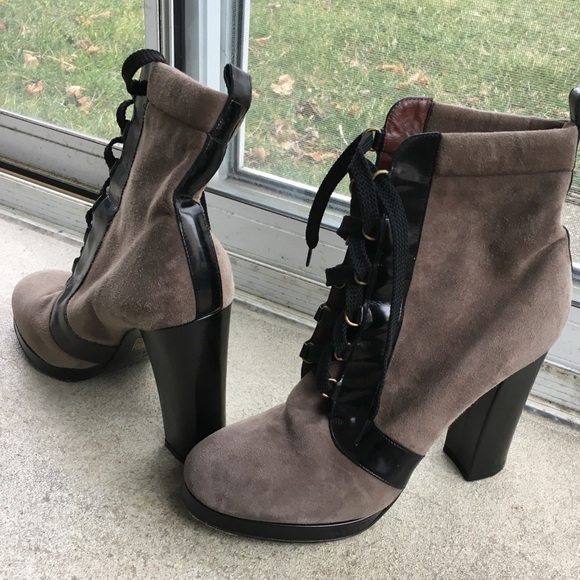 Marc by Marc Jacobs Lace up 5” Bootie Heels - Picture 8 of 8